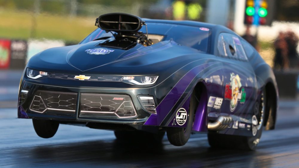 Melanie Salemi Leads Pro Mod Qualifying With 3 61 Second Blast At