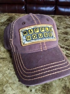 A Waffle House hat actually owned and worn by DI's own Van Abernethy