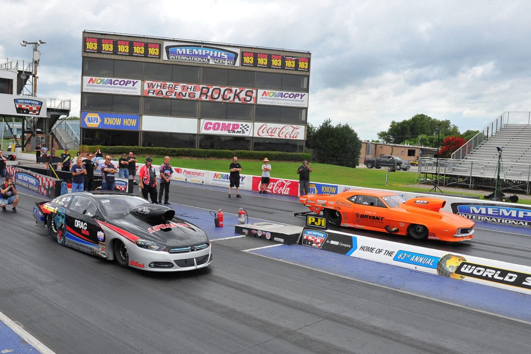 Pro Nitrous Final Winner Jay Cox far RU Lizzt Musi near