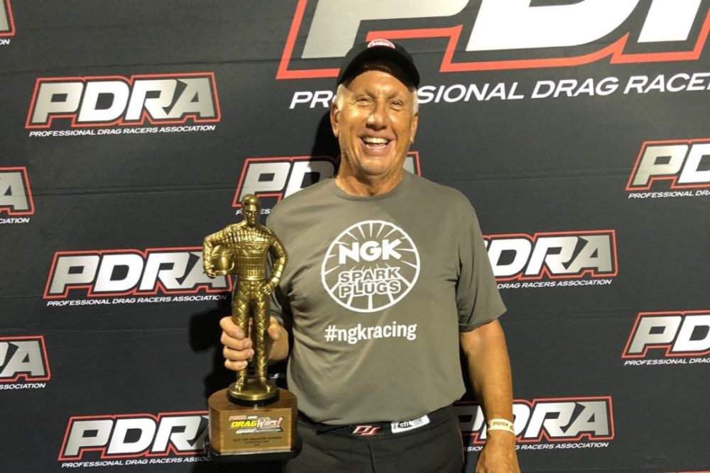Tom Martino Celebrates Elite Top Dragster Victory at PDRA Drag Wars