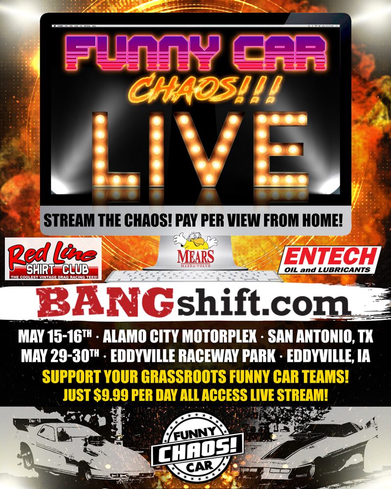 Funny Car Chaos, BangShift.com Launching 'Chaos' Live Stream