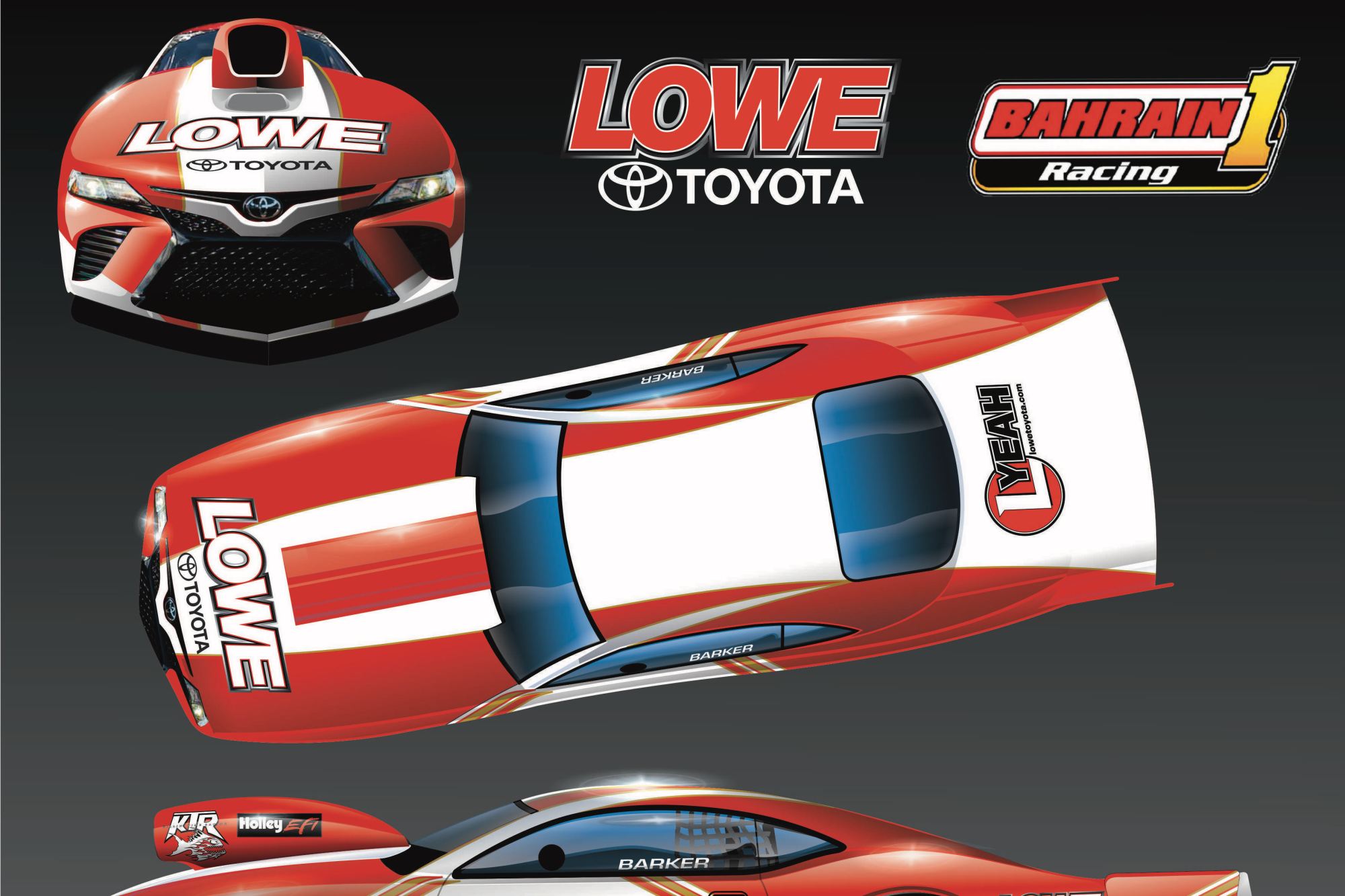 Top Sportsman Jeffrey to Run New-Look Bahrain 1/Lowe Toyota Camry in NHRA Pro - Drag Illustrated | Drag Racing News, Opinion, Interviews, Photos, Videos and More