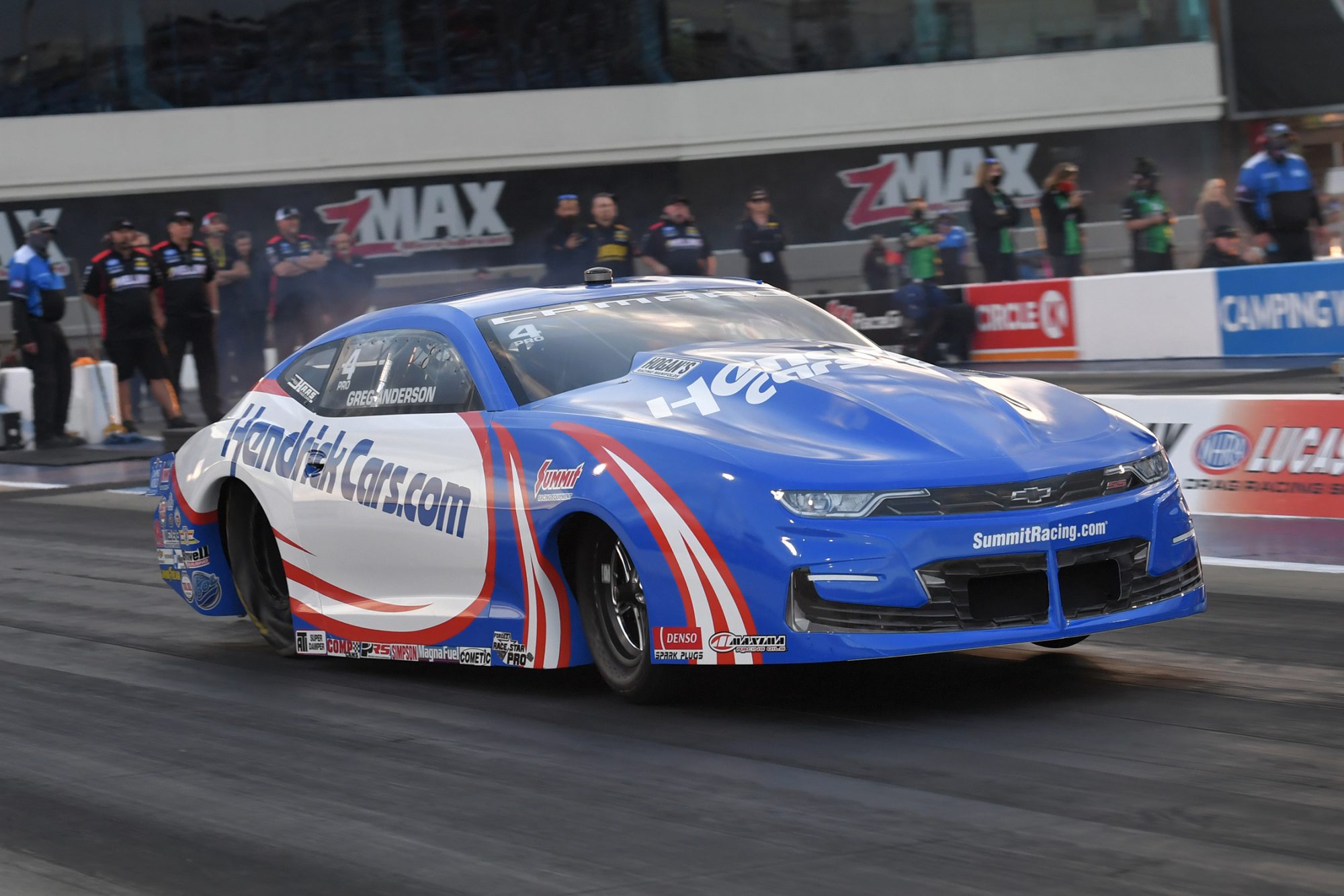 Greg Anderson Claims 110th No. 1 in HendrickCars.com Camaro at NHRA ...