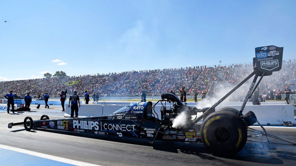 Justin Ashley Drops Close Race to Tony Schumacher in Minnesota | Drag ...