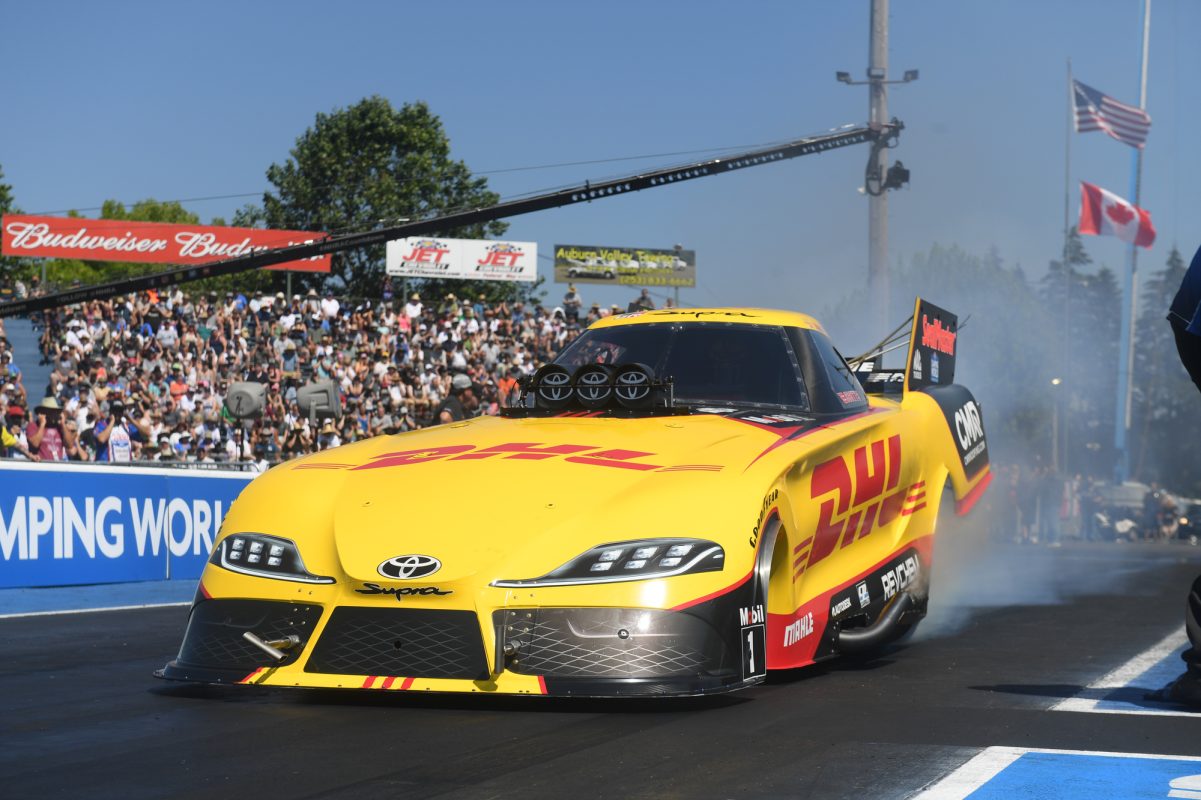 J.R. Todd Races DHL GR Supra Funny Car to Runner-Up at Northwest ...