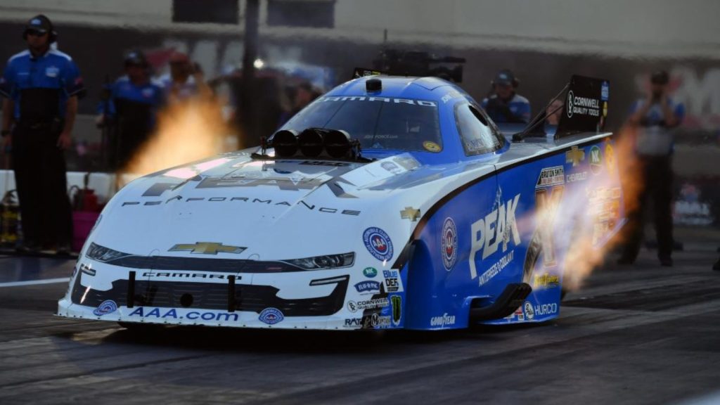 John Force Takes Provisional No. 1 Qualifying Spot in Charlotte
