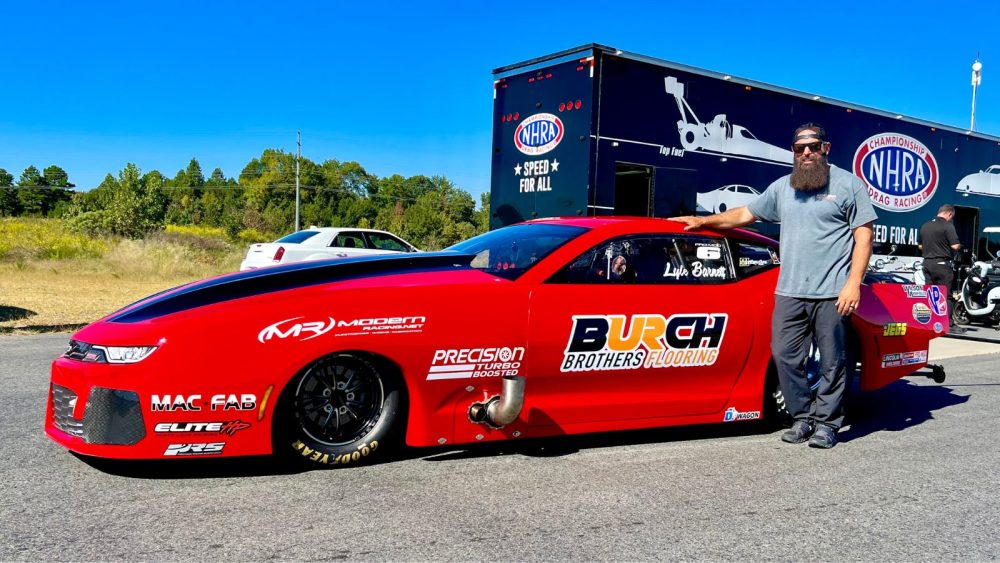 Lyle Teams with Burch Brothers Flooring for Hometown NHRA Carolina Nationals Drag