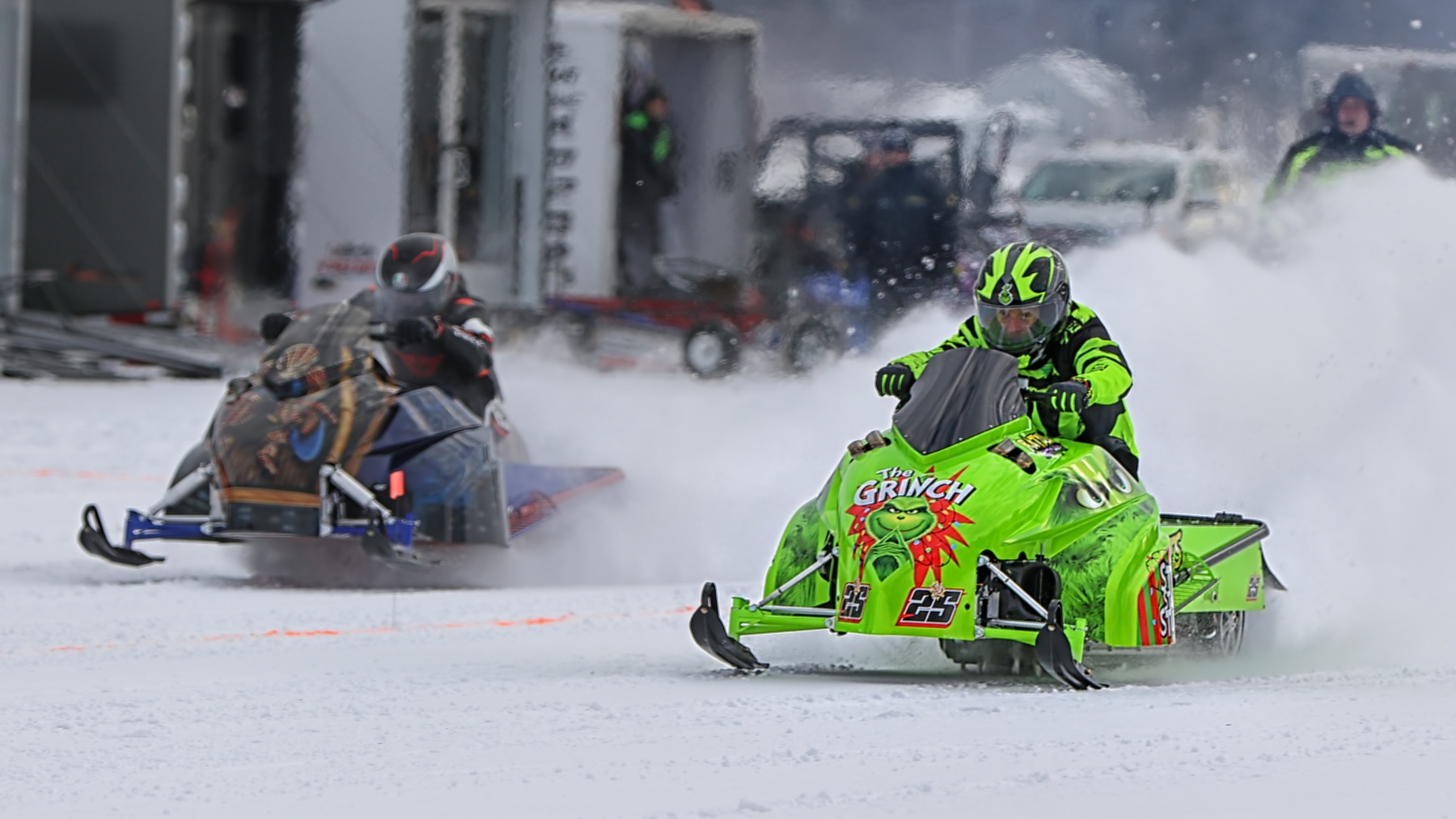 ‘Snow Outlaws’ Snowmobile Drag Race at Rice Lake is On BVM Sports