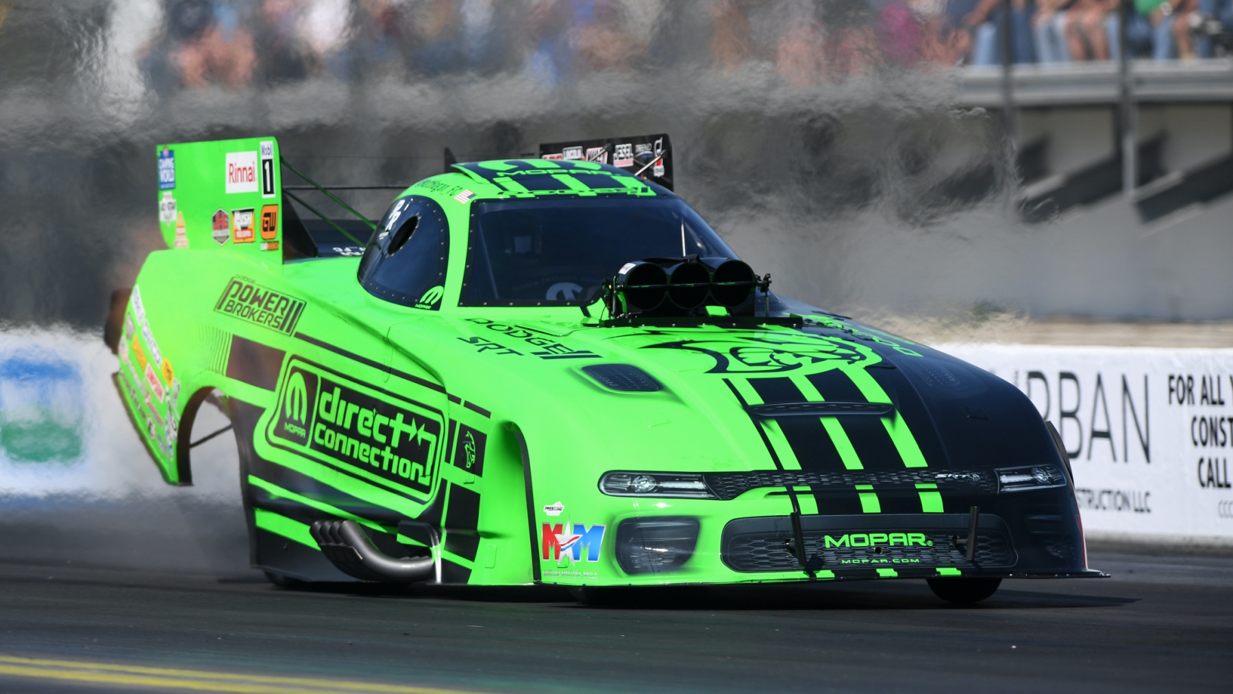 Nhra Funny Car At Night