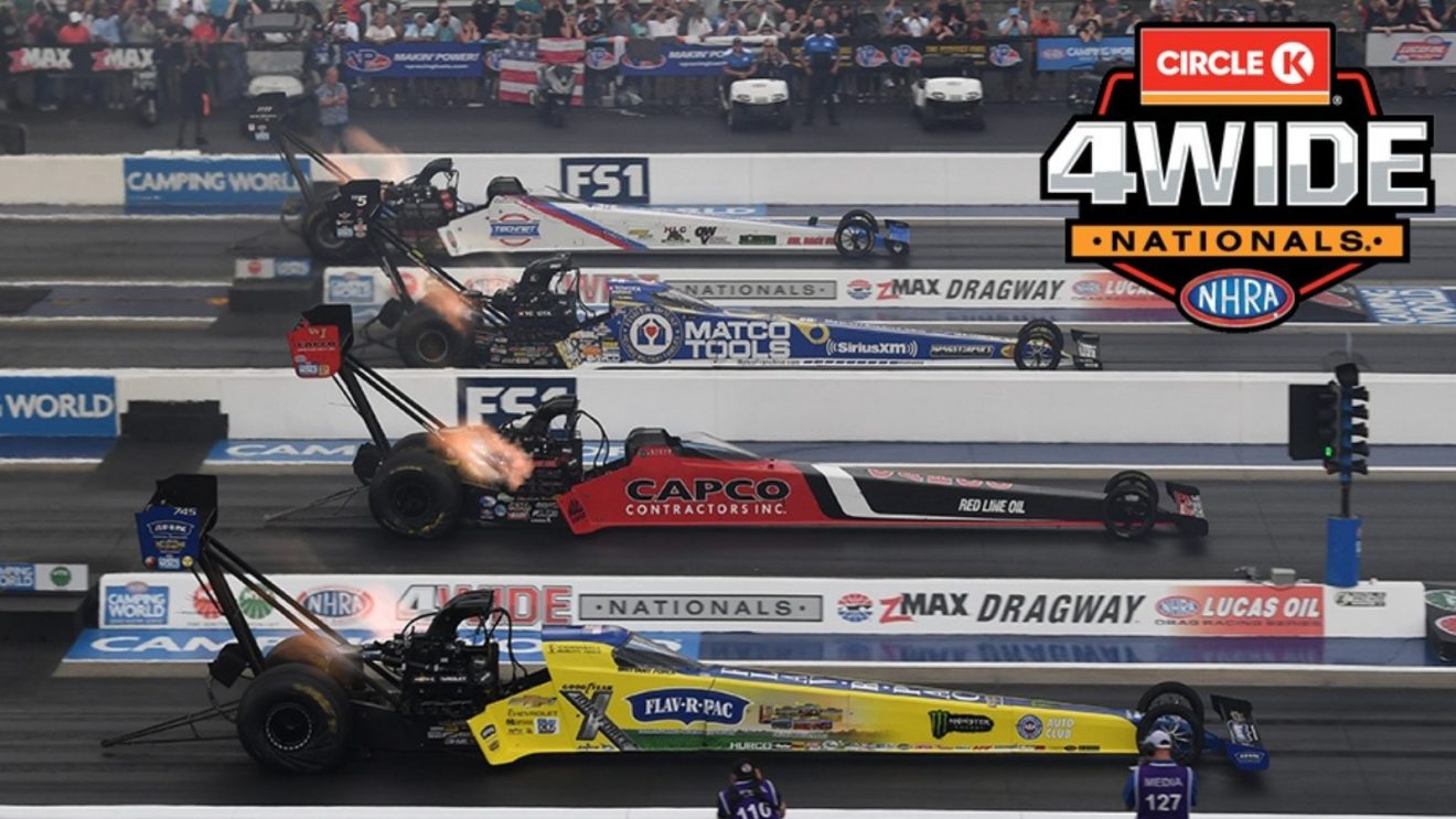 NASCAR vs NHRA Grudge Races to Kick Off NHRA FourWide Nationals Drag