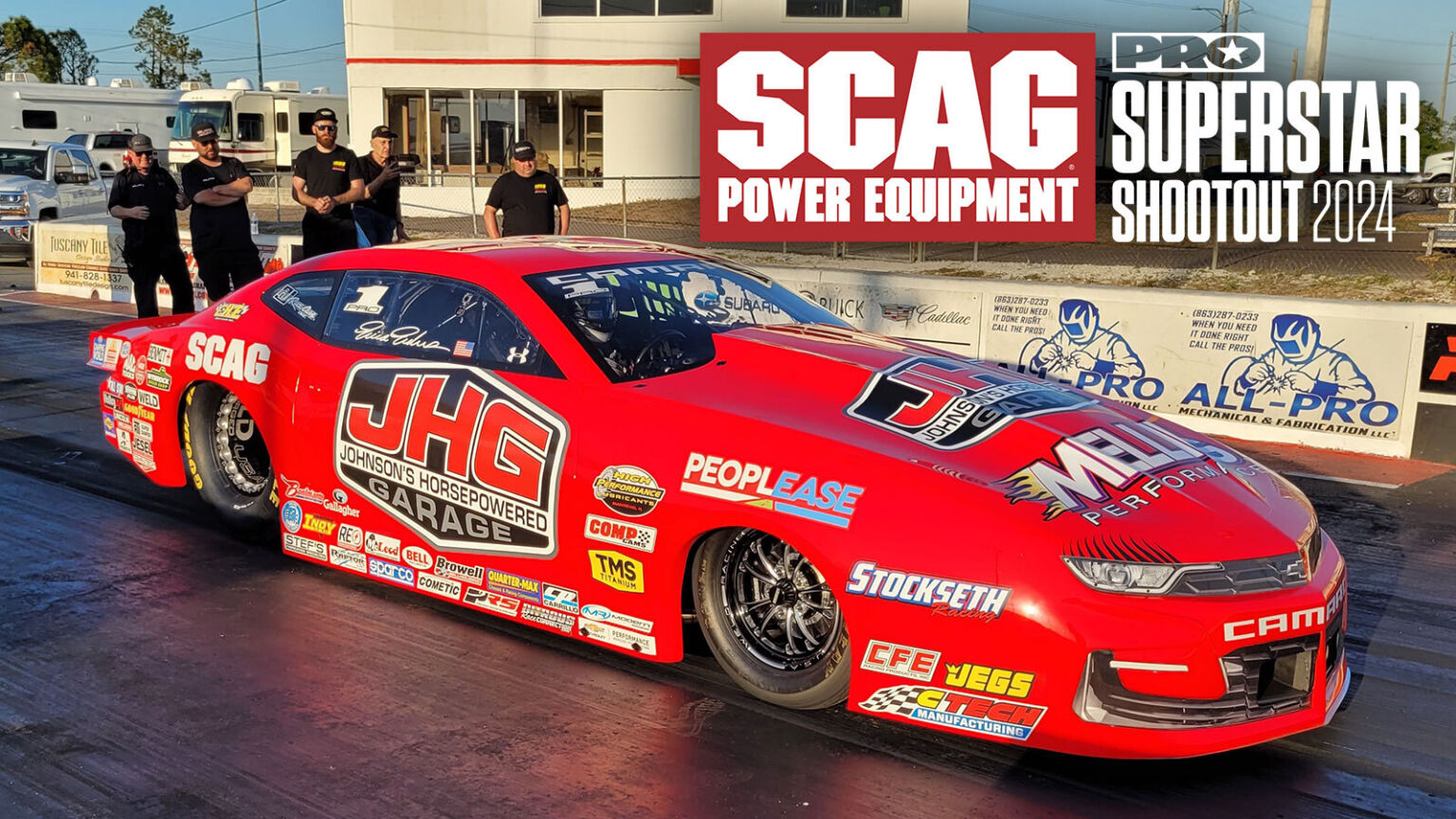 Pro Stock Drivers Announced for Scag Power Equipment PRO Superstar