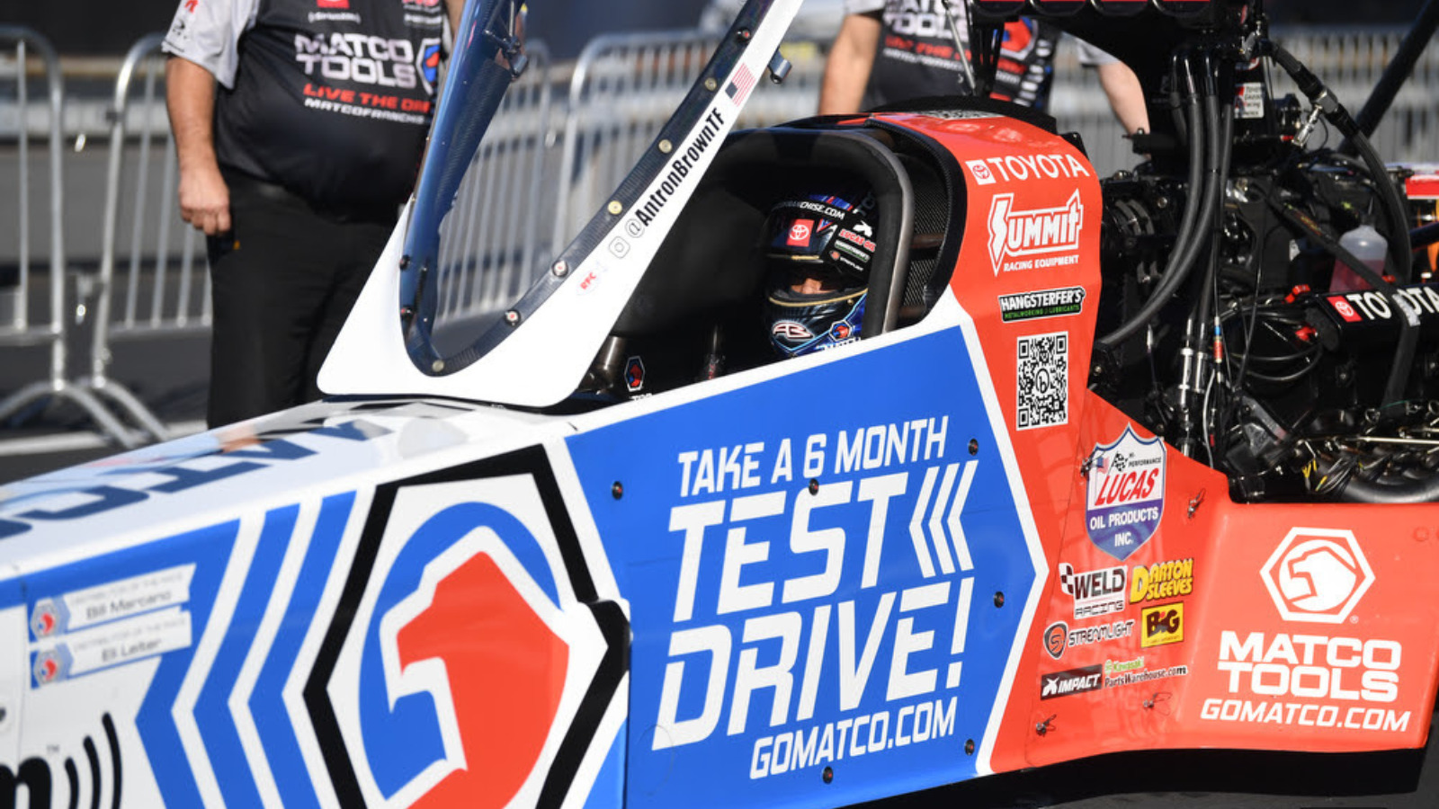 Antron Brown clinches third NHRA Top Fuel championship