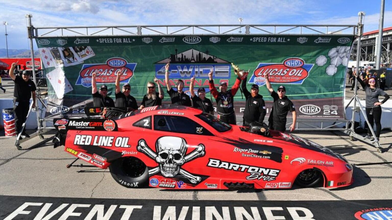 Bartone Bros. Racing Win Top Alcohol Funny Car in Vegas | Drag Illustrated