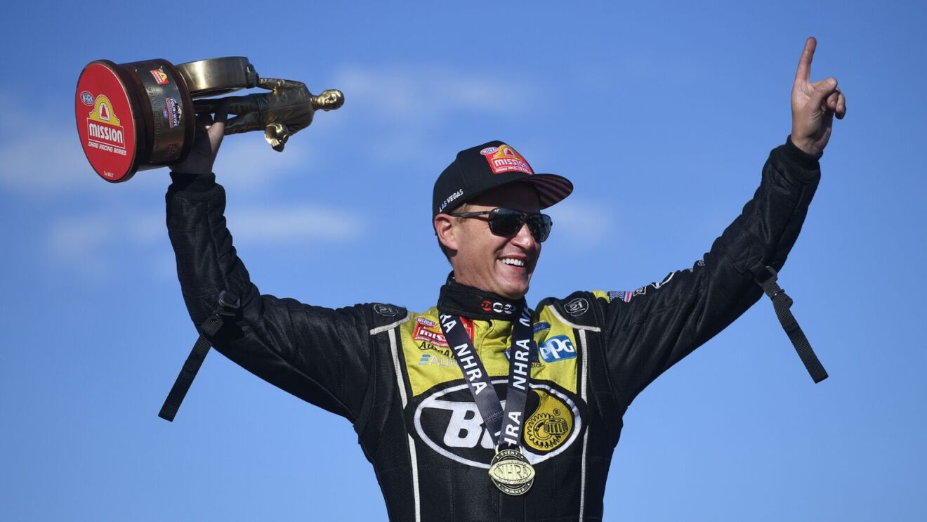Bob Tasca Racing Engine After Historic Funny Car Win, Bob Tasca III After More at Charlotte’s ...