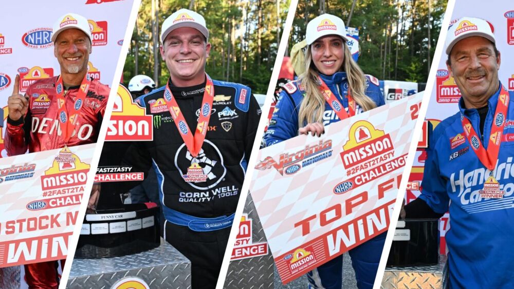 Ron Anderson Racing John Force Racing Sweeps Mission #2Fast2Tasty Challenge at Richmond ...