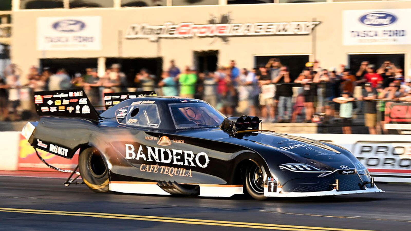 Alexis DeJoria's Toyota Reaches NHRA Semifinals at Pep Boys Nationals