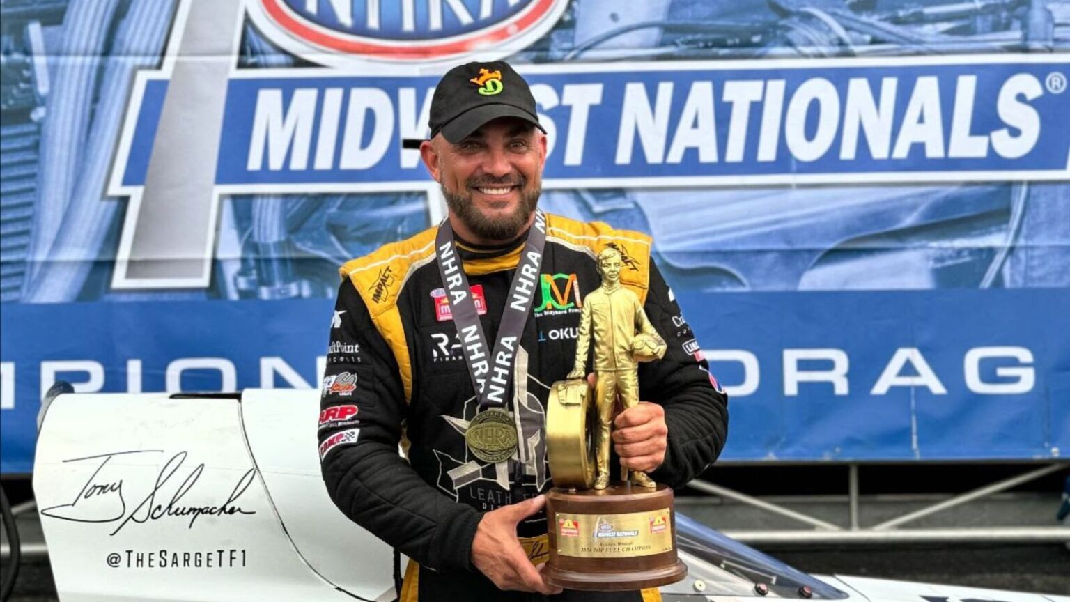 Tony Schumacher Wins in St. Louis, Reinvigorates Bid for a Ninth NHRA