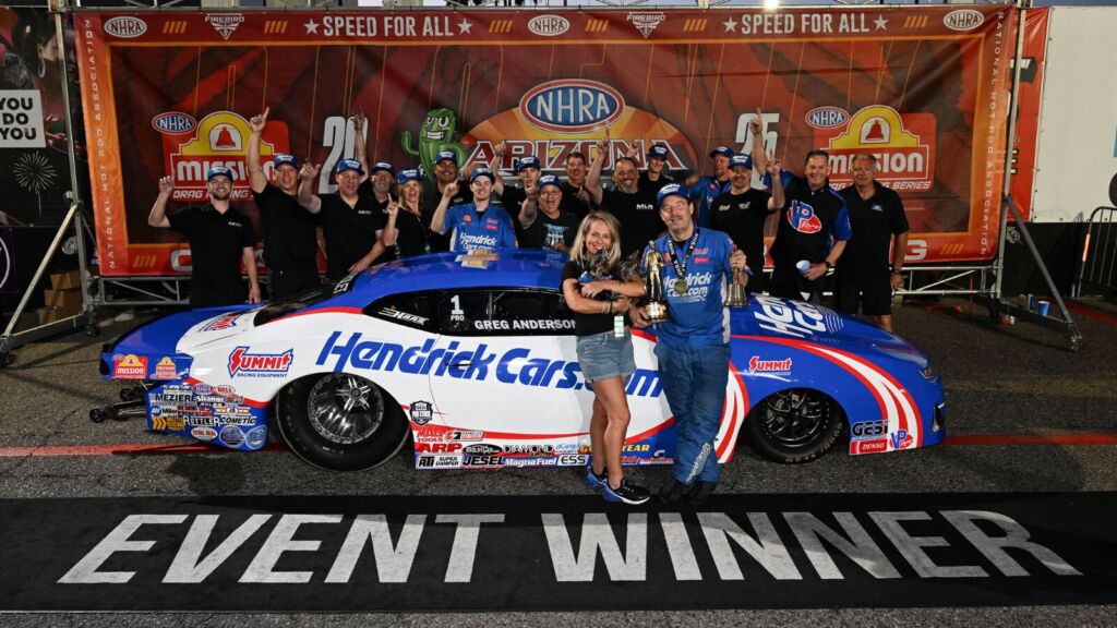 World Champ Greg Anderson Makes it a Double for HendrickCars.com with ...