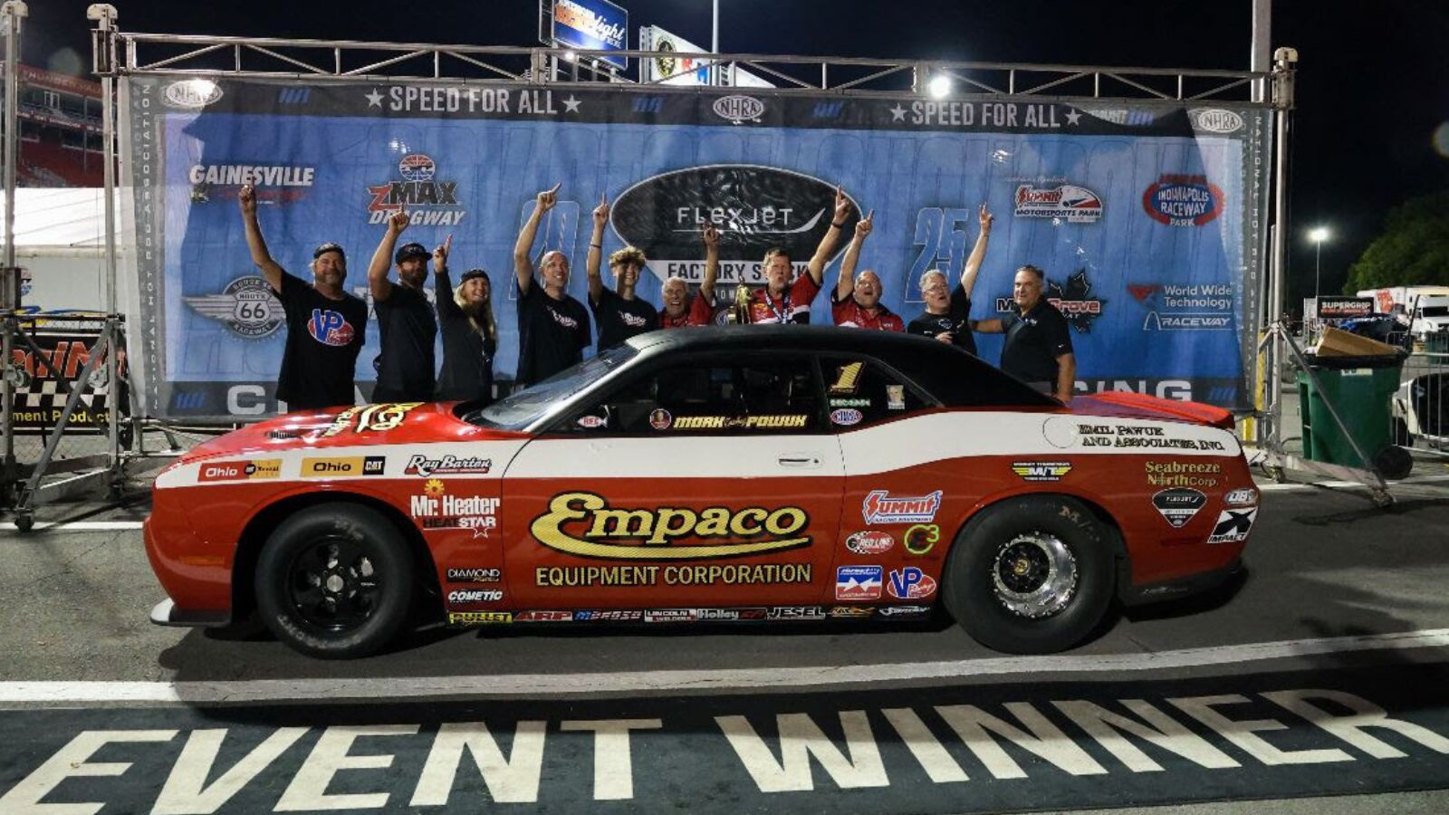 america！shihara シハラ square pierce 7 Fresh Off Bristol Win, Reigning Factory Stock Champ Mark
