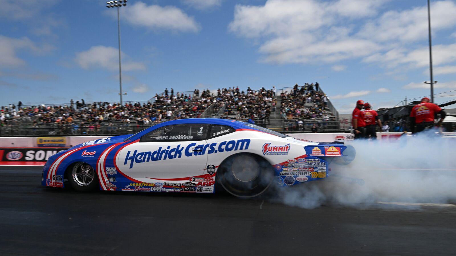 Greg Anderson and HendrickCars.com Chevy Trade Track Records