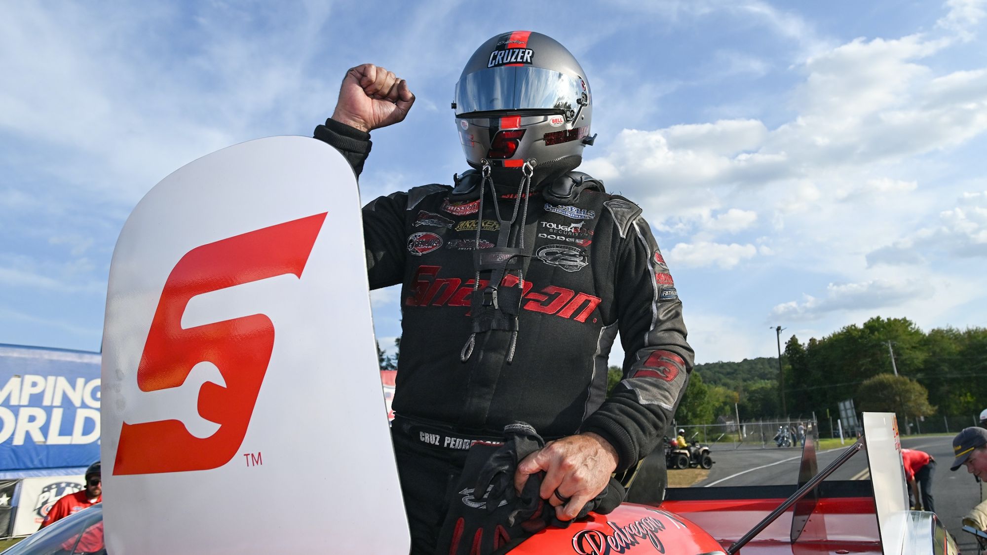 Funny Car's Cruz Pedregon Embracing First Playoff Four-Wide at