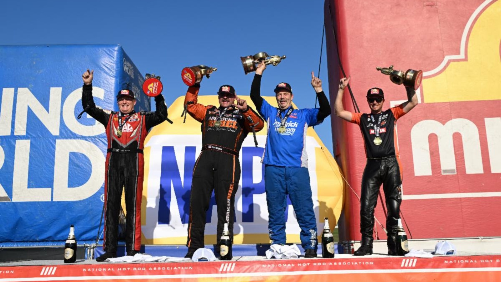 Hagan, Kalitta, Anderson and Herrera Victorious at NAPA Auto Parts NHRA Midwest Nationals
