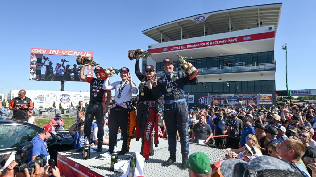 Ashley, Prock, Enders and Herrera Win Cornwell Quality Tools NHRA