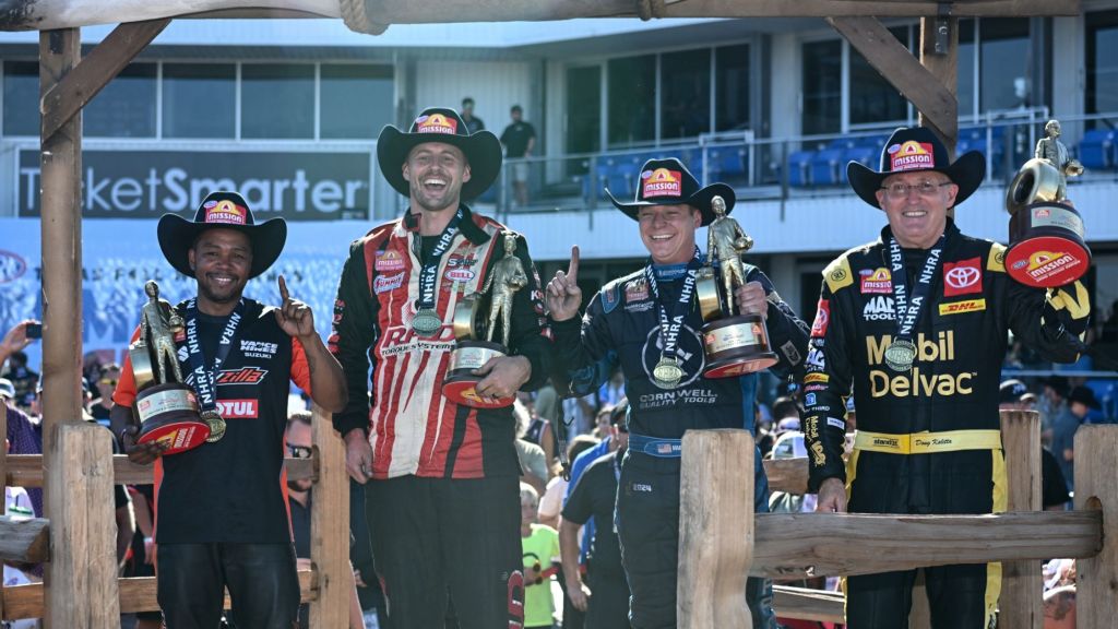 Prock, Kalitta, Glenn and Gadson Win Playoff Race at Texas NHRA