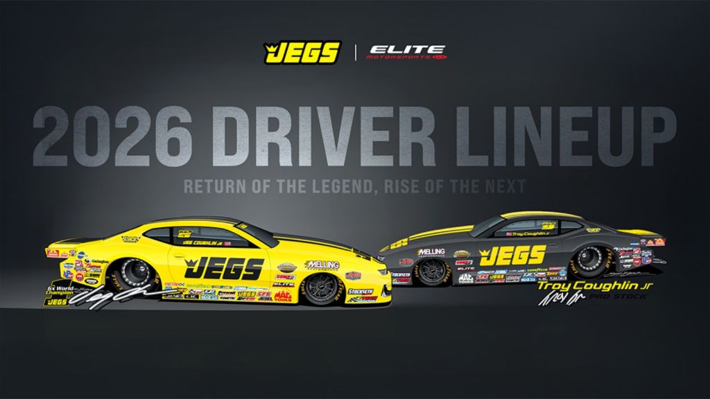 JEGS Returns With Jeg Jr., Troy Jr. Behind The Wheel for 2026 NHRA ...
