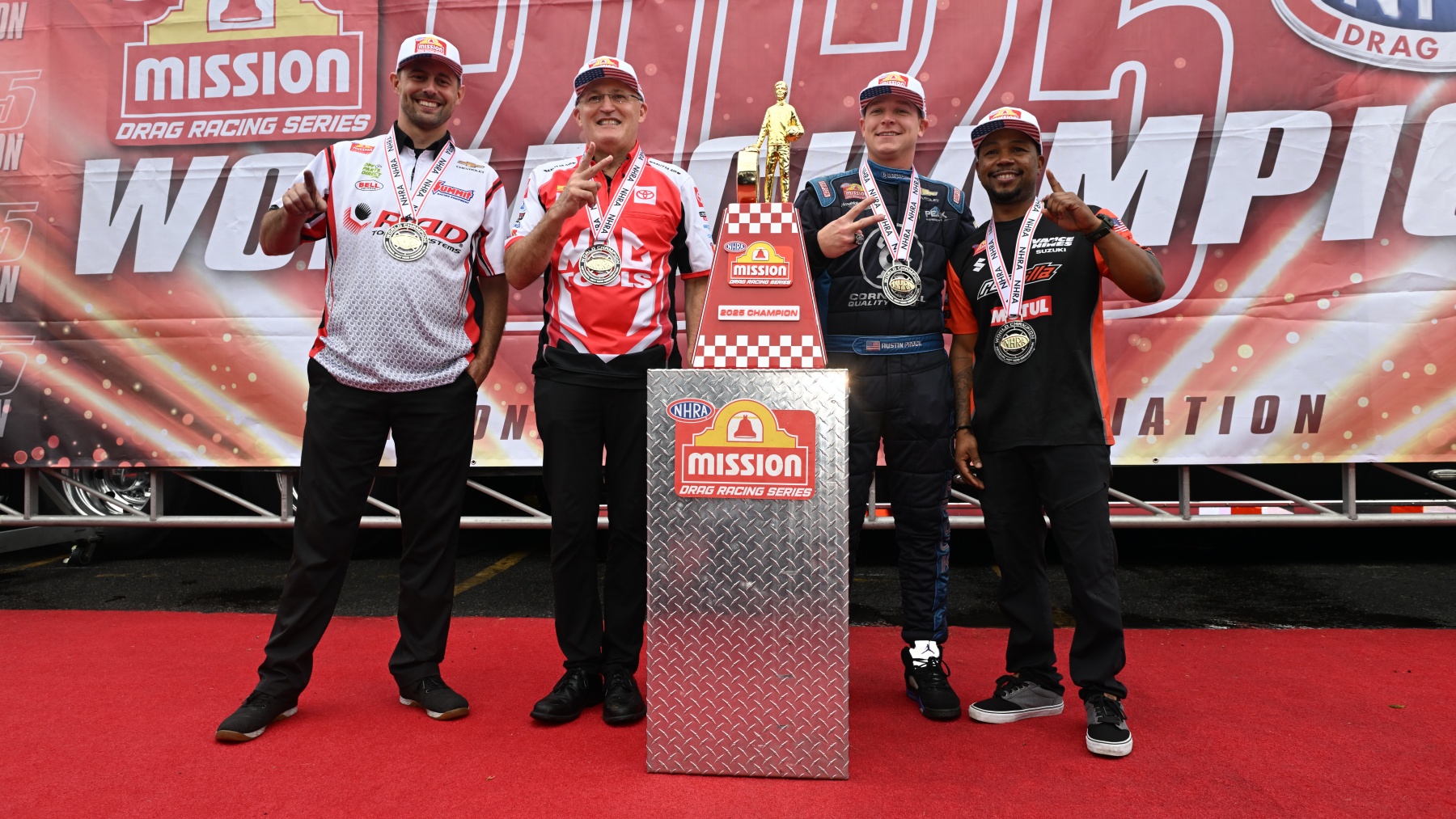Austin Prock, Dallas Glenn and Richard Gadson Earn NHRA World