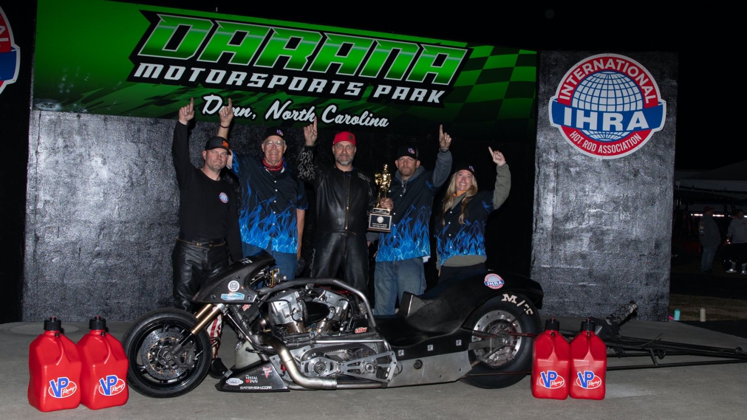 Ryan Howard Drag Racing Ryan Peery Goes Back-to-Back in IHRA Top Fuel Harley | Drag Illustrated