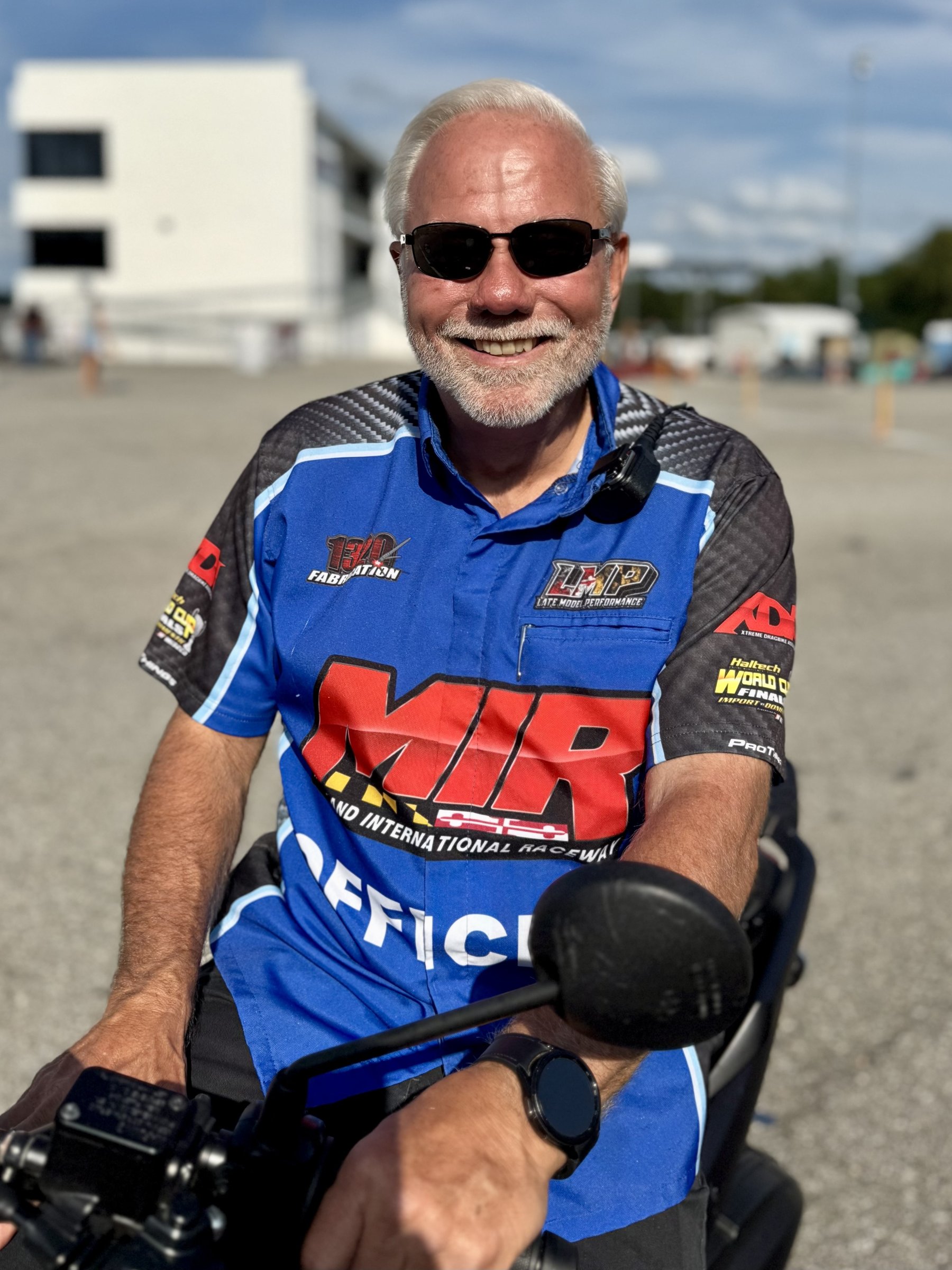 Maryland International Raceway owner Royce Miller at the 2026 Inaugural NHRA Potomac Nationals.
