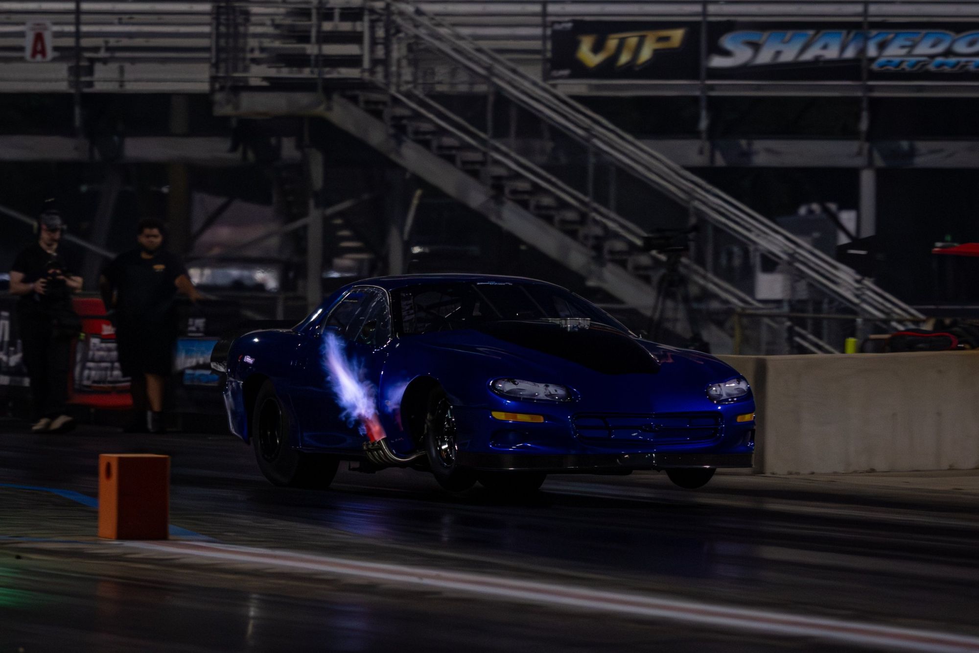 Unidentified (blue 4th-gen Camaro) at the 2026 Shakedown XXIII at M'Town