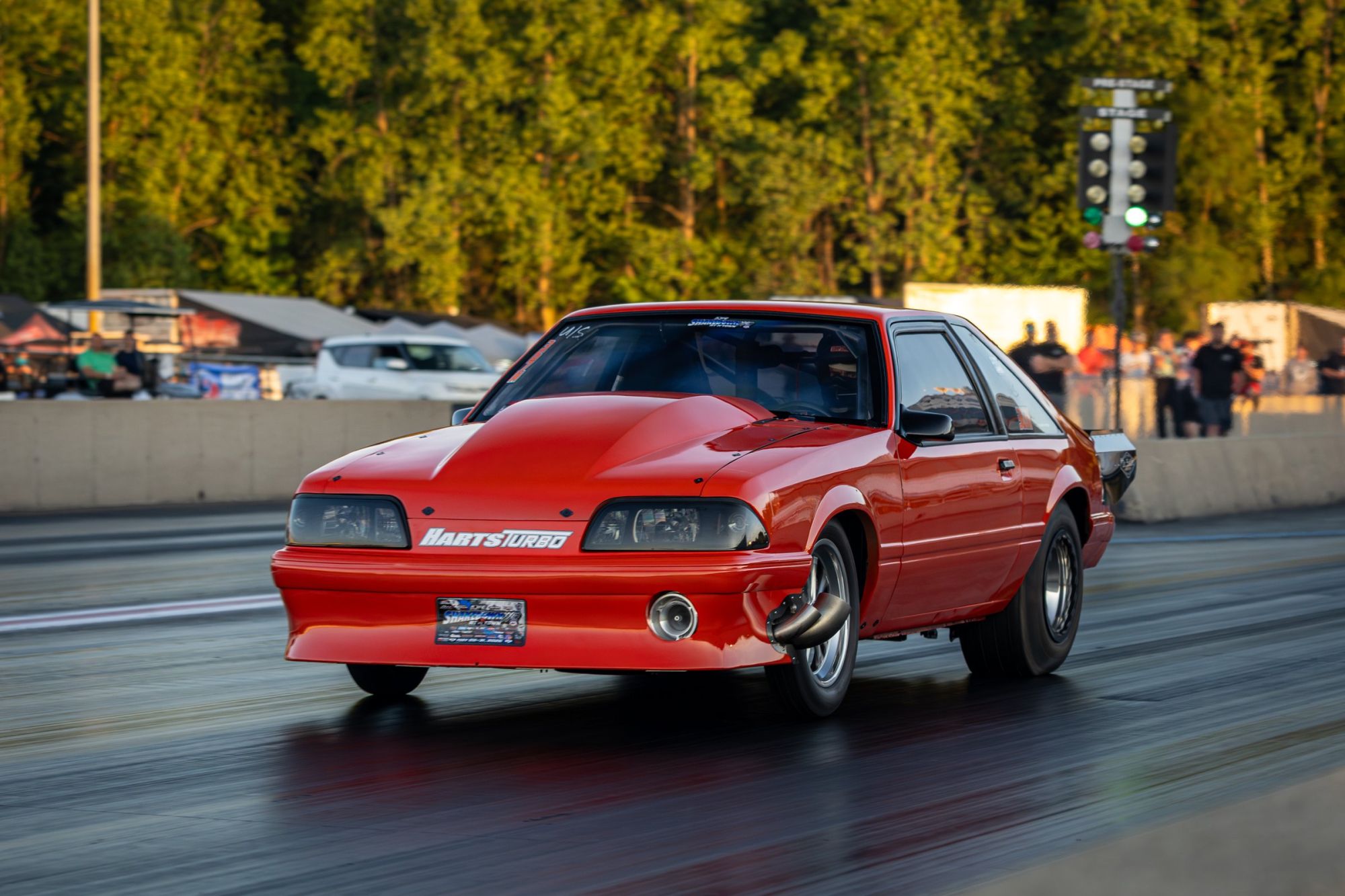 Unidentified (red Fox Mustang) at the 2026 Shakedown XXIII at M'Town