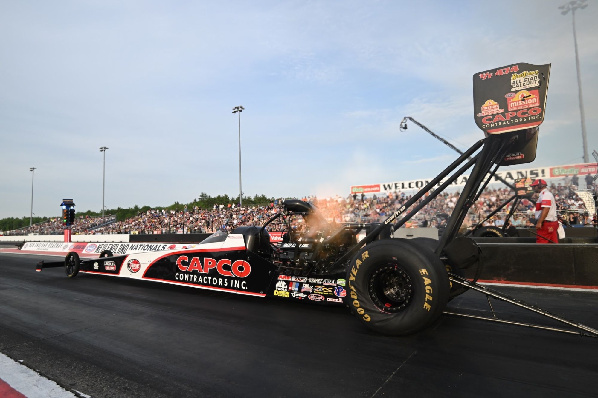 Billy Torrence at the NHRA New England Nationals.