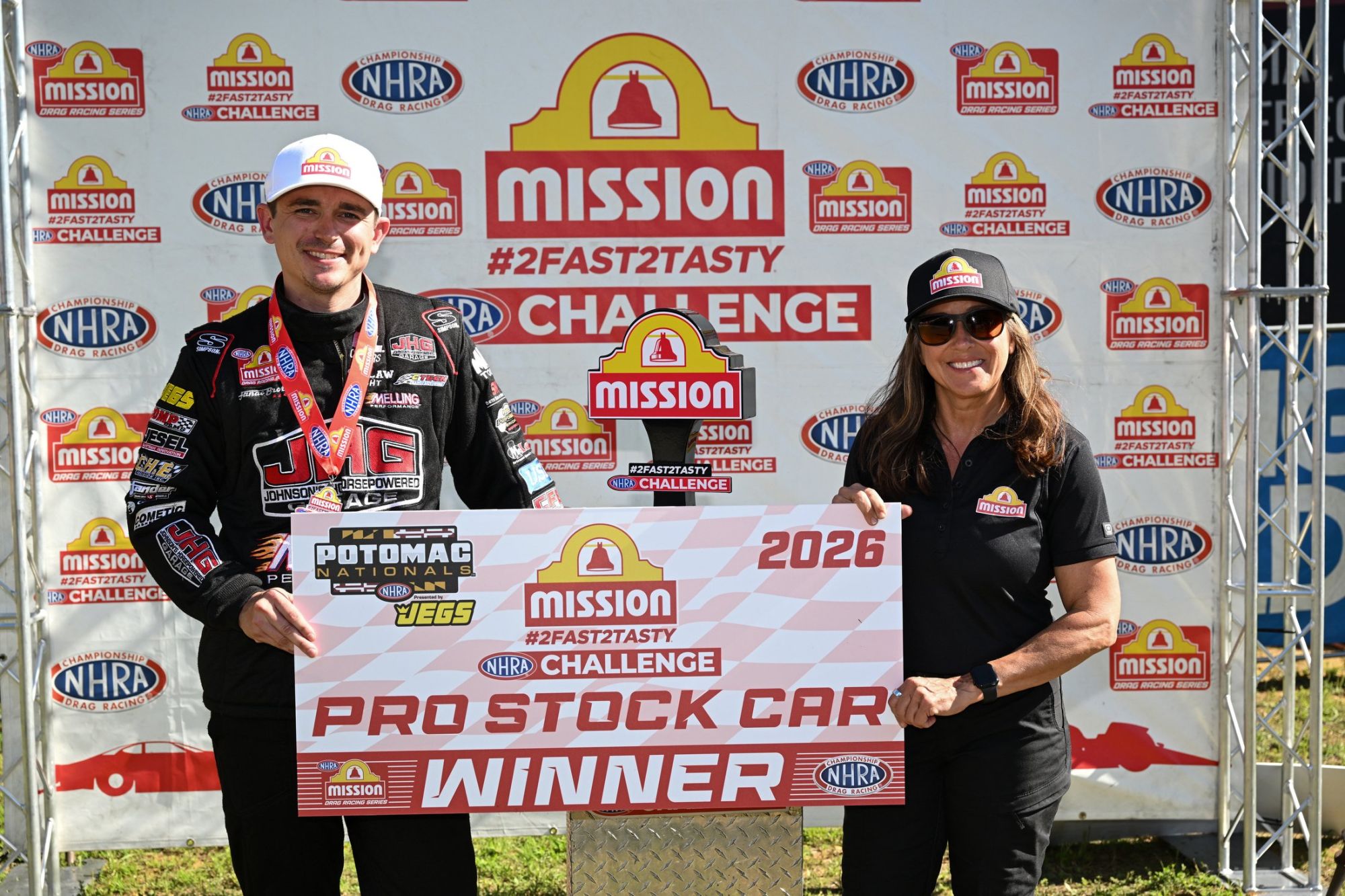 Greg Stanfield at the inaugural NHRA Potomac Nationals