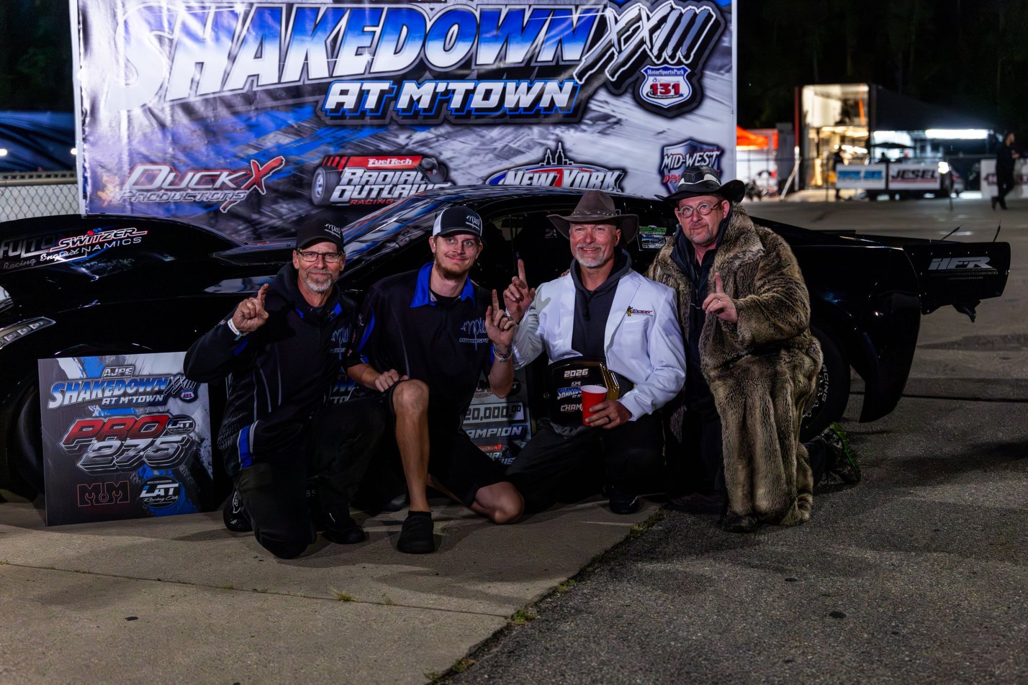 Mo Hall wins Pro 275 at the 2026 Shakedown XXIII at M'Town. Photo: Capri Wesley / Drag Illustrated.