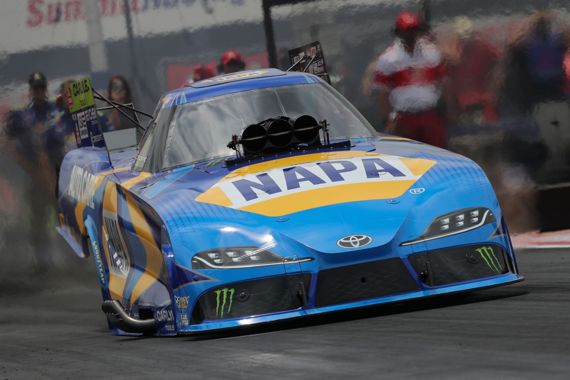 Ron Capps, Funny Car provisional No. 1 qualifier at NHRA Norwalk