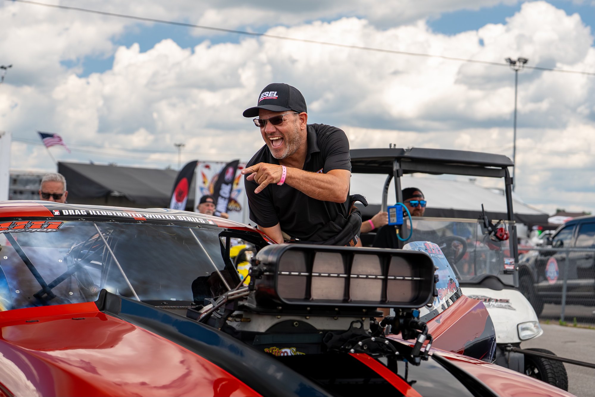 Steve King, 2025 World Series of Pro Mod Champion - 2026 IHRA Triple Crown at Darana Raceway, photo by Jess Milante.