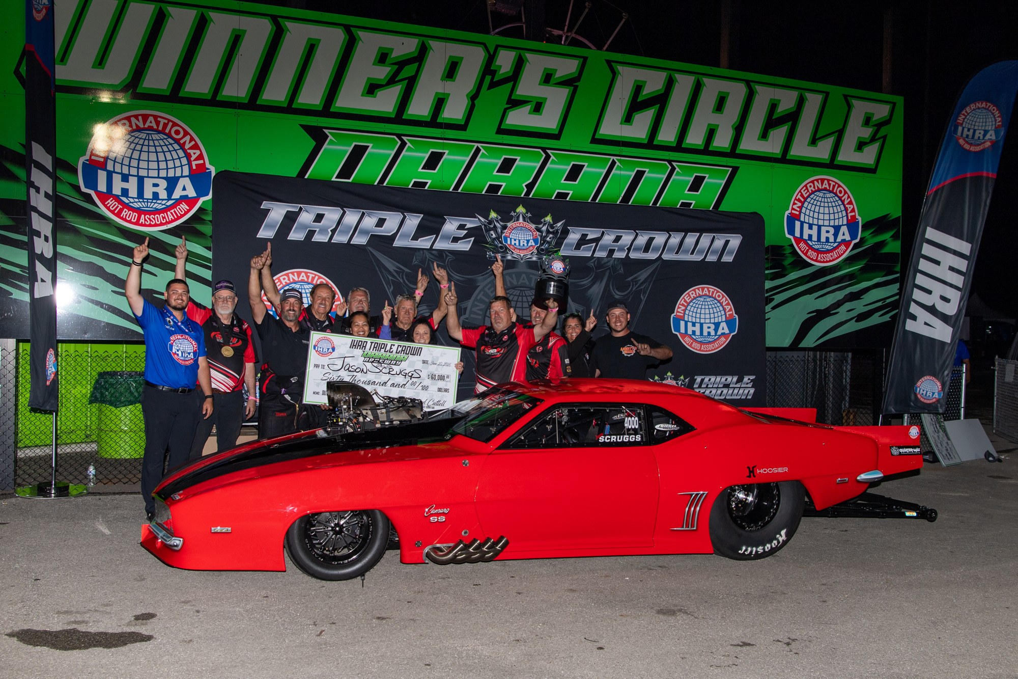 Outlaw Pro Mod winner at the 2026 IHRA Triple Crown.