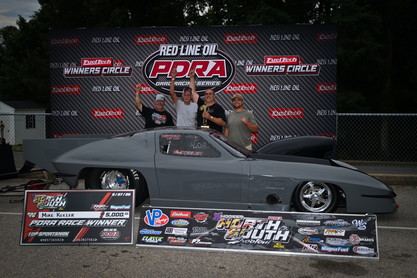 Mike Keeler's 1963 Corvette in PDRA Elite Top Sportsman
