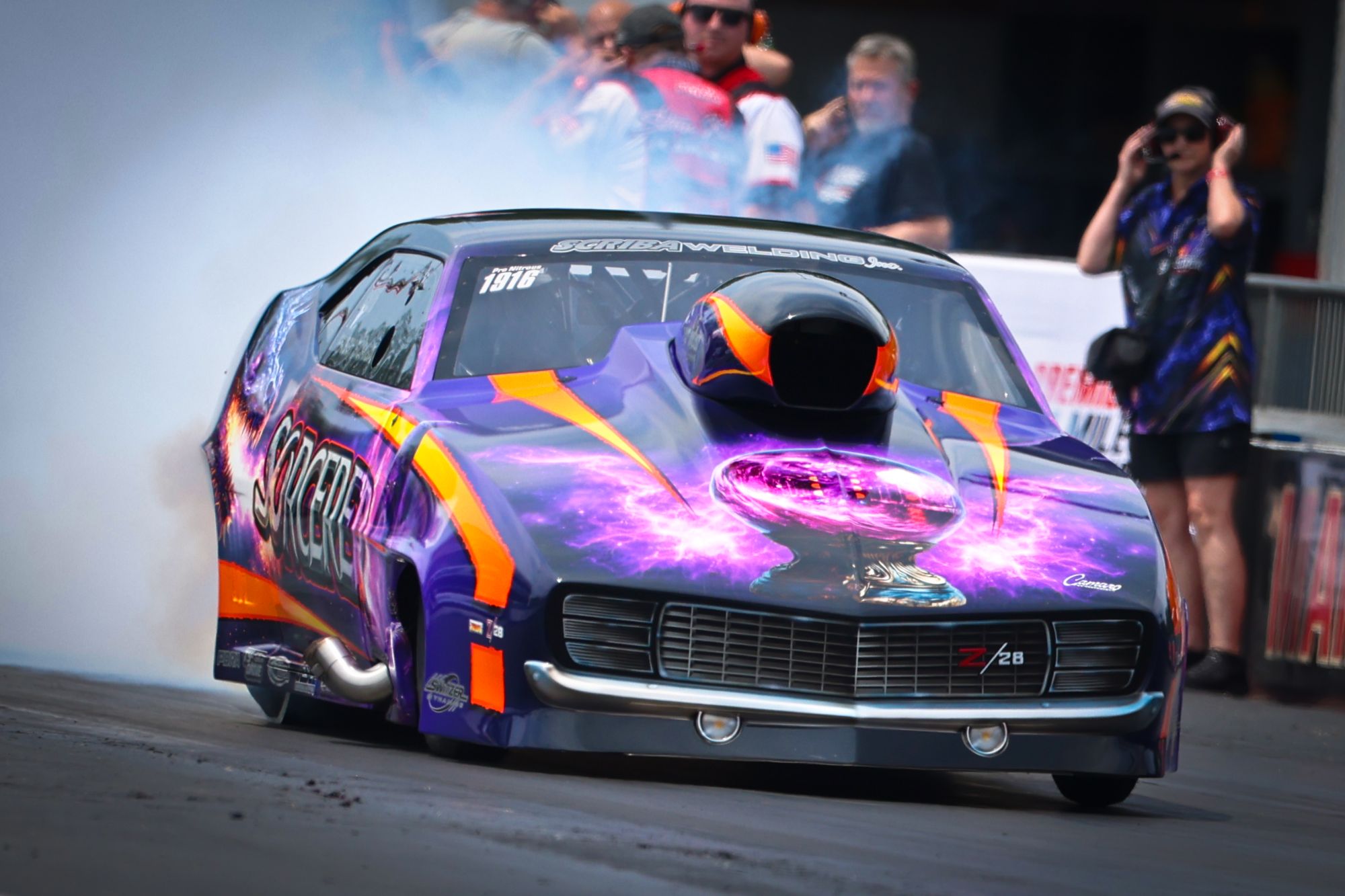Fredy Scriba new Sorcerer 1969 Camaro in PDRA Pro Nitrous