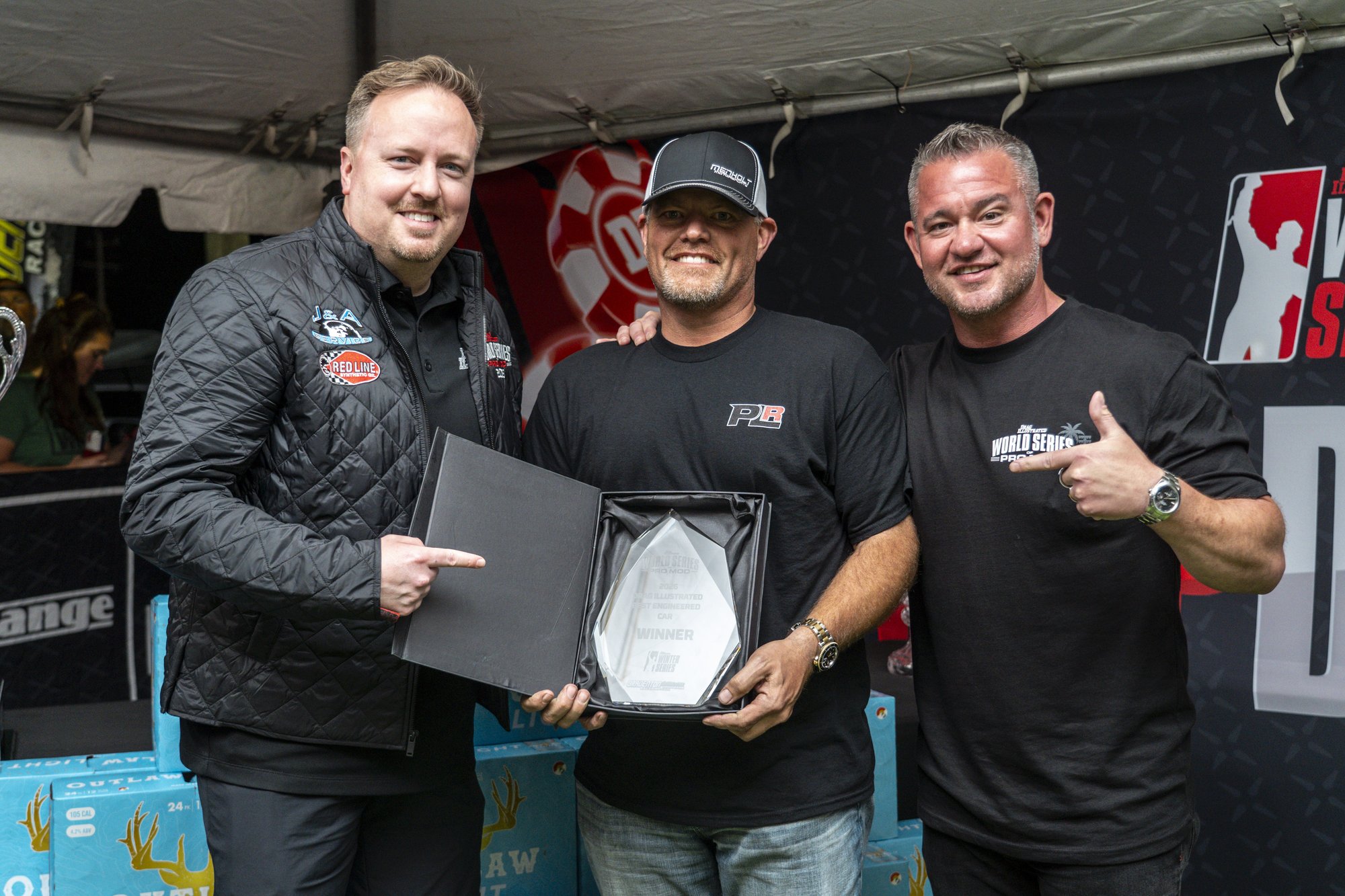 Derek Menholt's PBRC-built C7 Corvette won Best Engineered Car.