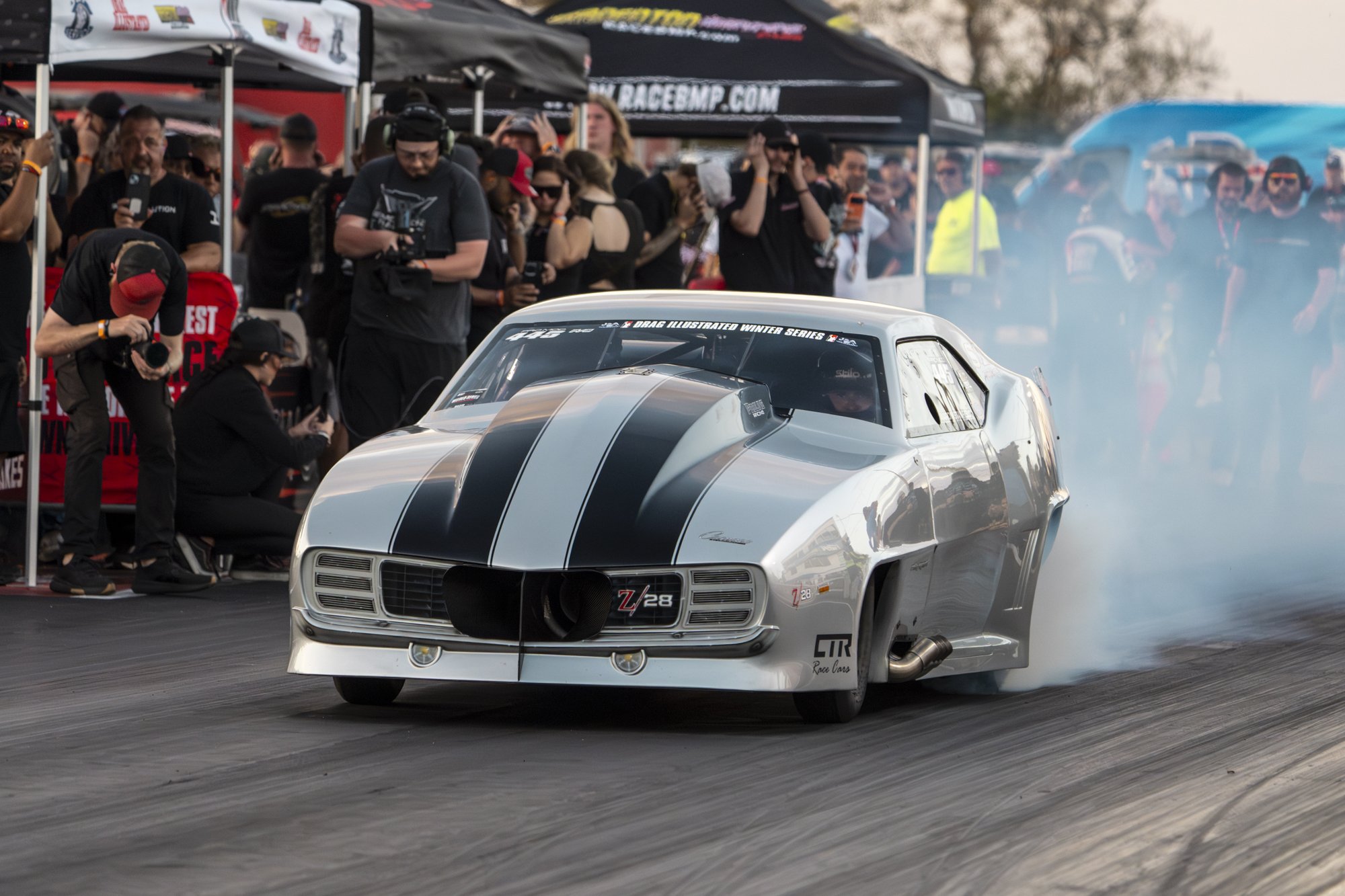 Aaron Stanfield launches at the 2026 World Series of Pro Mod.