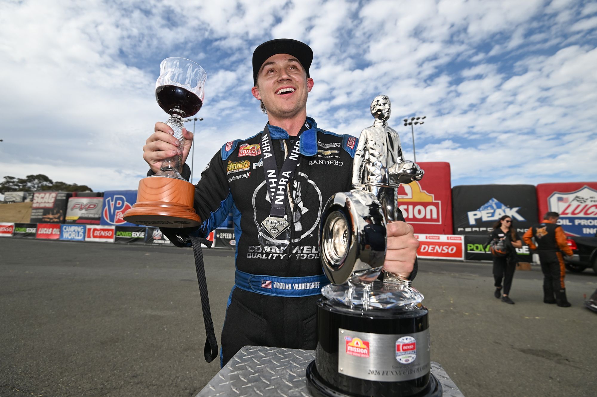 Jordan Vandergriff wins Funny Car at the 2026 DENSO NHRA Sonoma Nationals