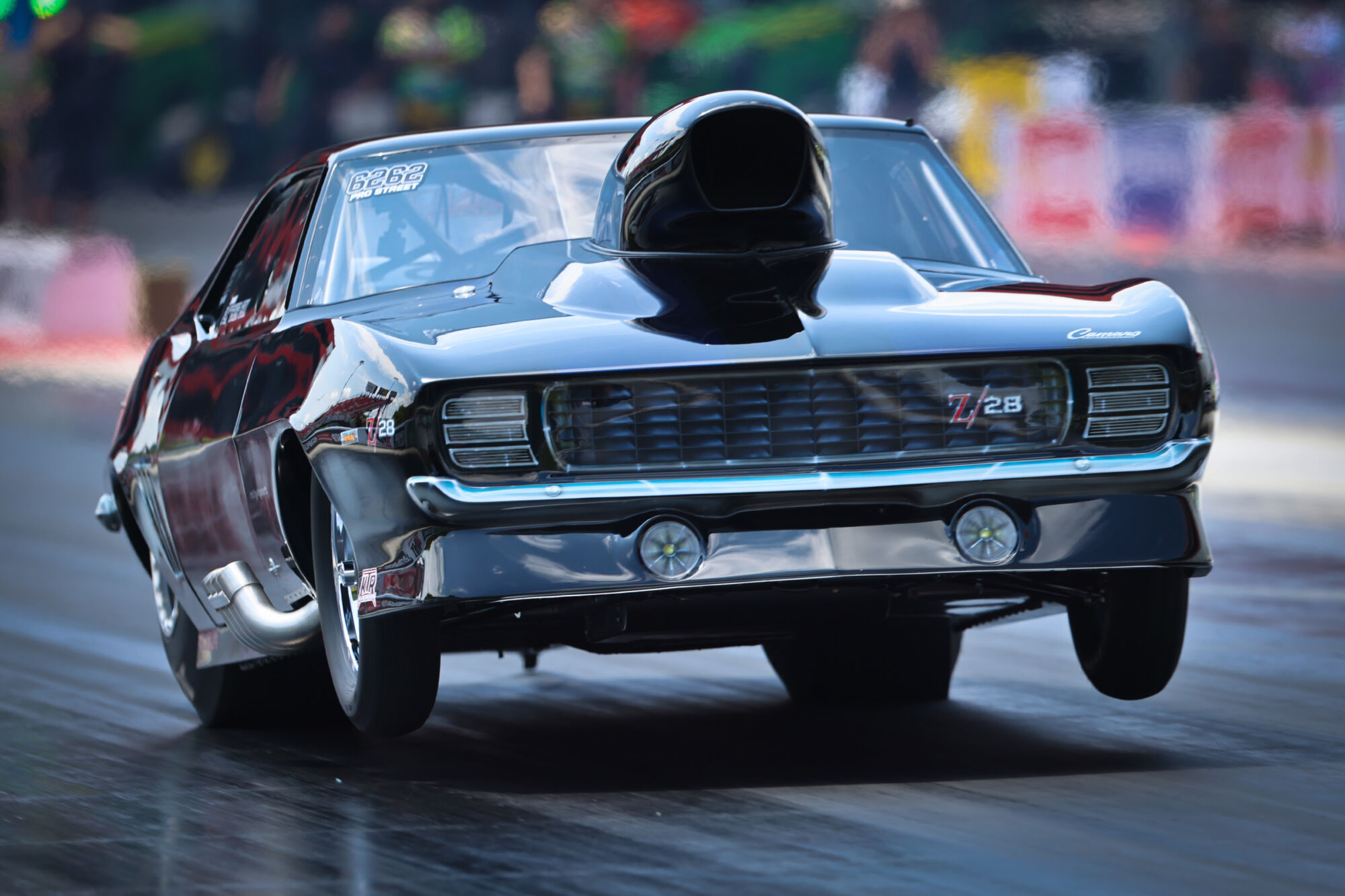 Andy Mac's Training Day 1969 Camaro, Pro Street No. 1 qualifier at Bristol