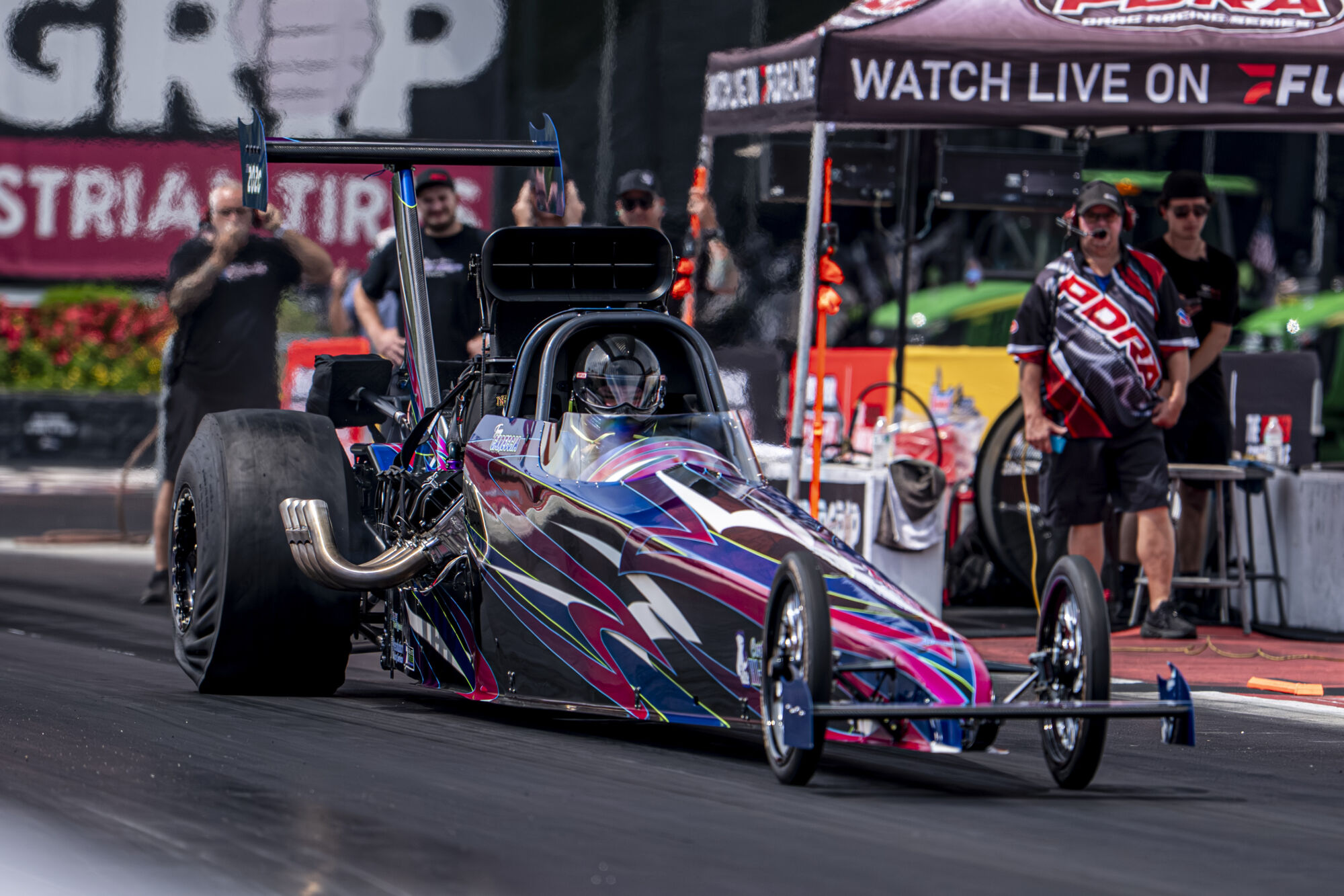 Tony Careccia's new NexGen dragster, Elite Top Dragster No. 1 qualifier at Bristol