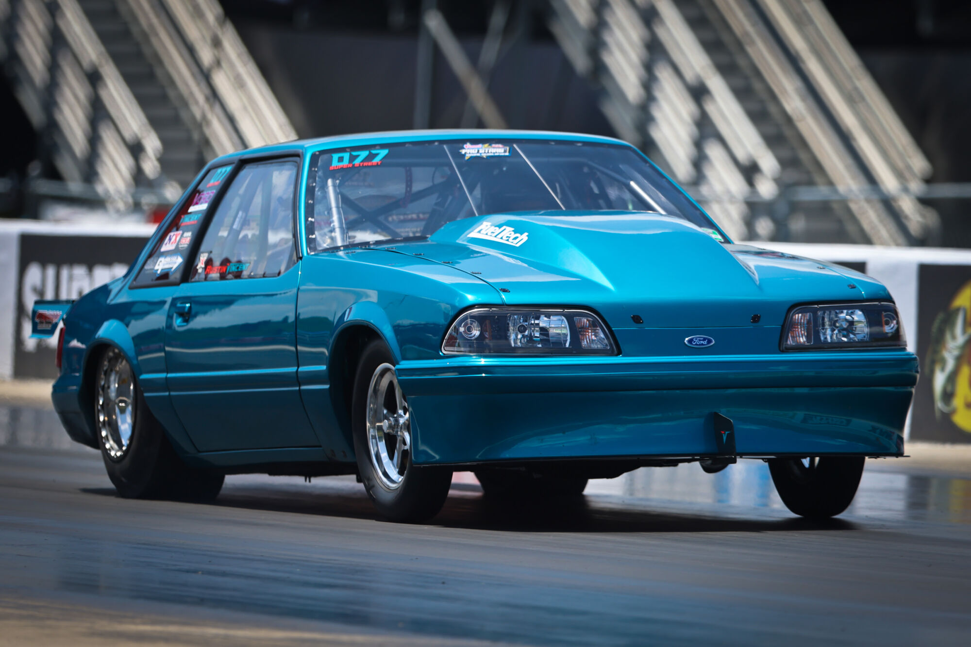 Austin Vincent's 1988 Mustang, Super Street No. 1 qualifier at Bristol