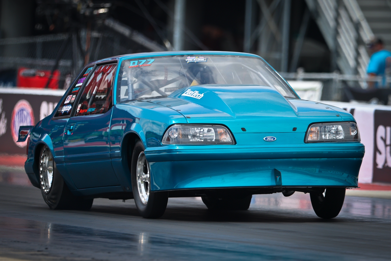 Austin Vincent's 1988 Mustang, PDRA Super Street winner at Bristol