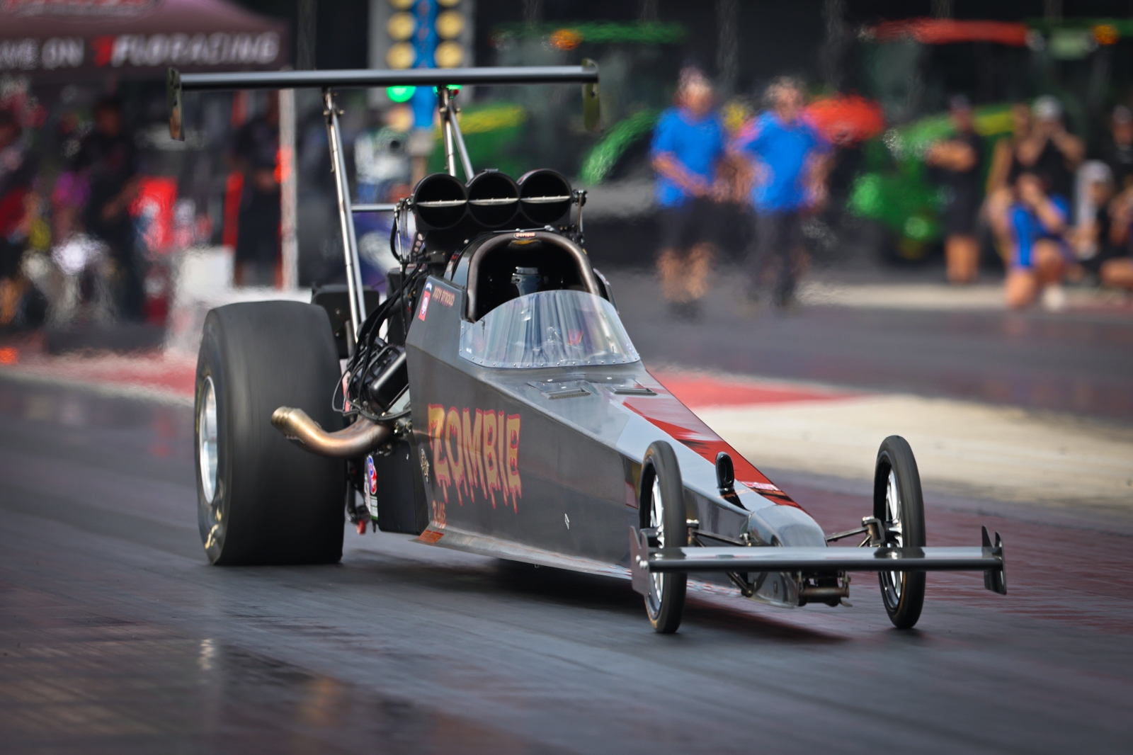 Jody Stroud's Zombie screw-blown dragster, PDRA Elite Top Dragster winner at Bristol